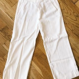 VINCE Ivory Cropped Pants (Wide or Tapered option)